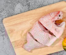 Cá Điêu hồng nguyên con làm sạch, còn đầu