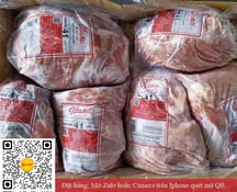Thịt nạc đùi trâu đông lạnh nhập khẩu allana